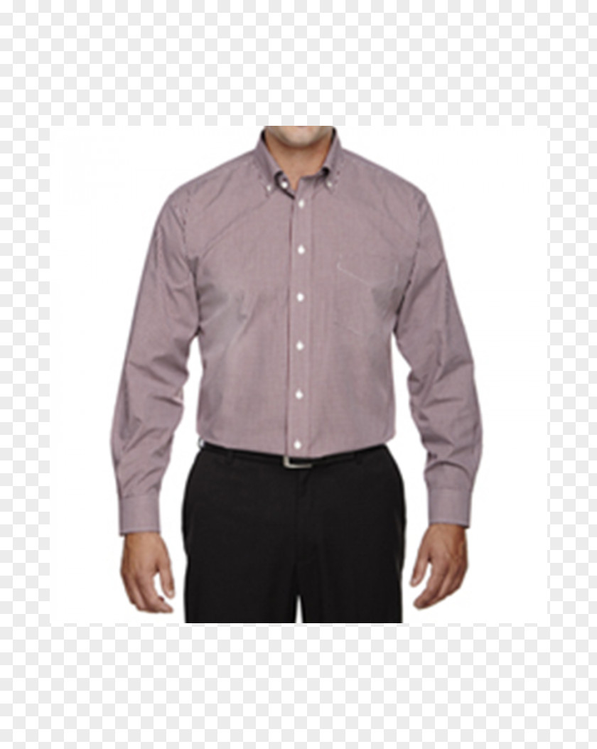 Dress Shirt T-shirt Gingham Clothing PNG