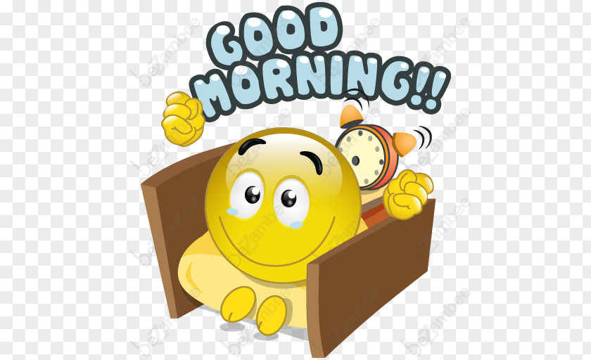 Good Morning Image Smiley Emoticon Emoji Clip Art PNG