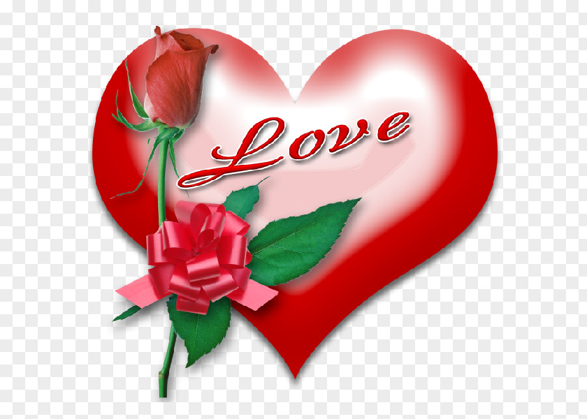 Valentine Clipart Love Rose Heart Flower PNG