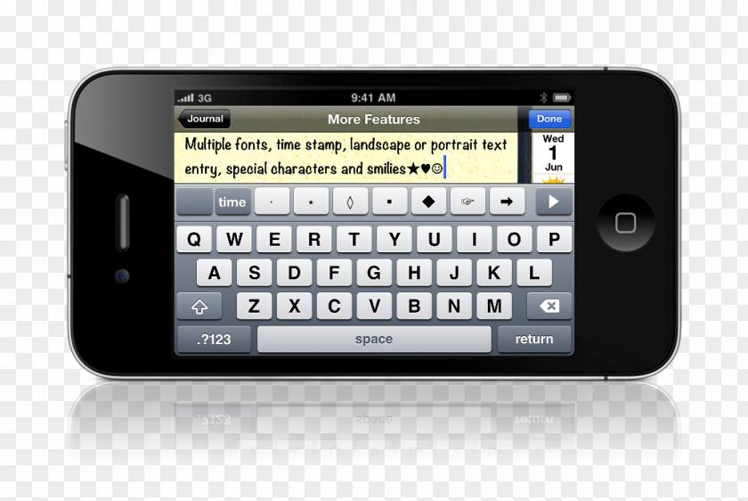Creative Mobile Phone Feature Smartphone IPhone 4S Computer Keyboard PNG