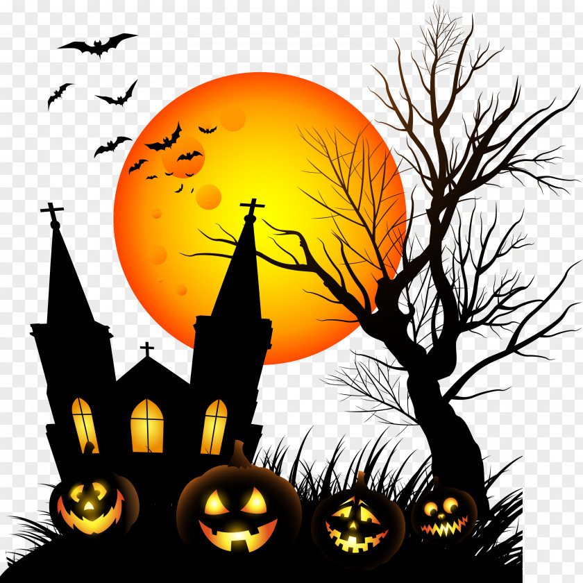 Funny Halloween Costume Party Jack-o'-lantern Pumpkin PNG