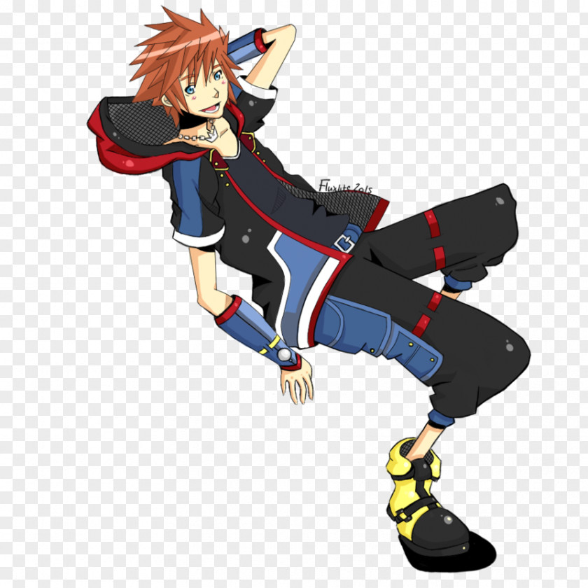 Sora Kingdom Hearts III Drawing PNG