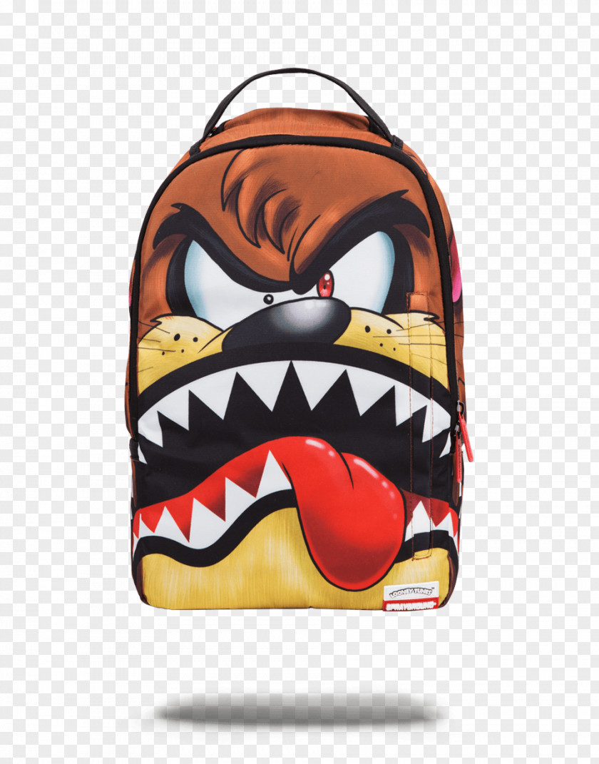 Backpack Tasmanian Devil Sprayground Bag Looney Tunes PNG