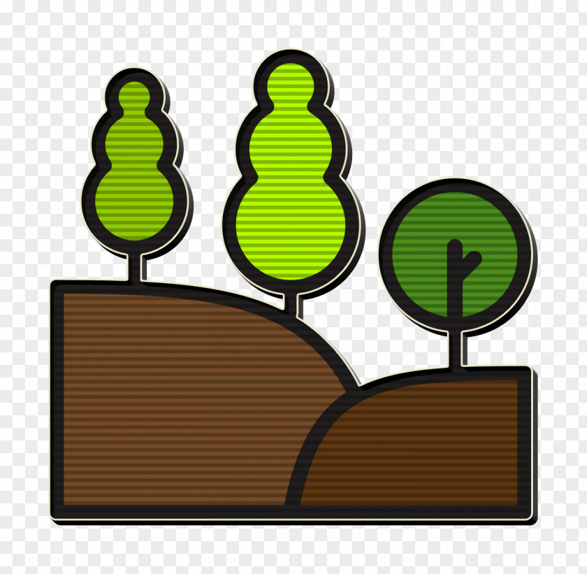 Forest Icon Nature Mountain PNG