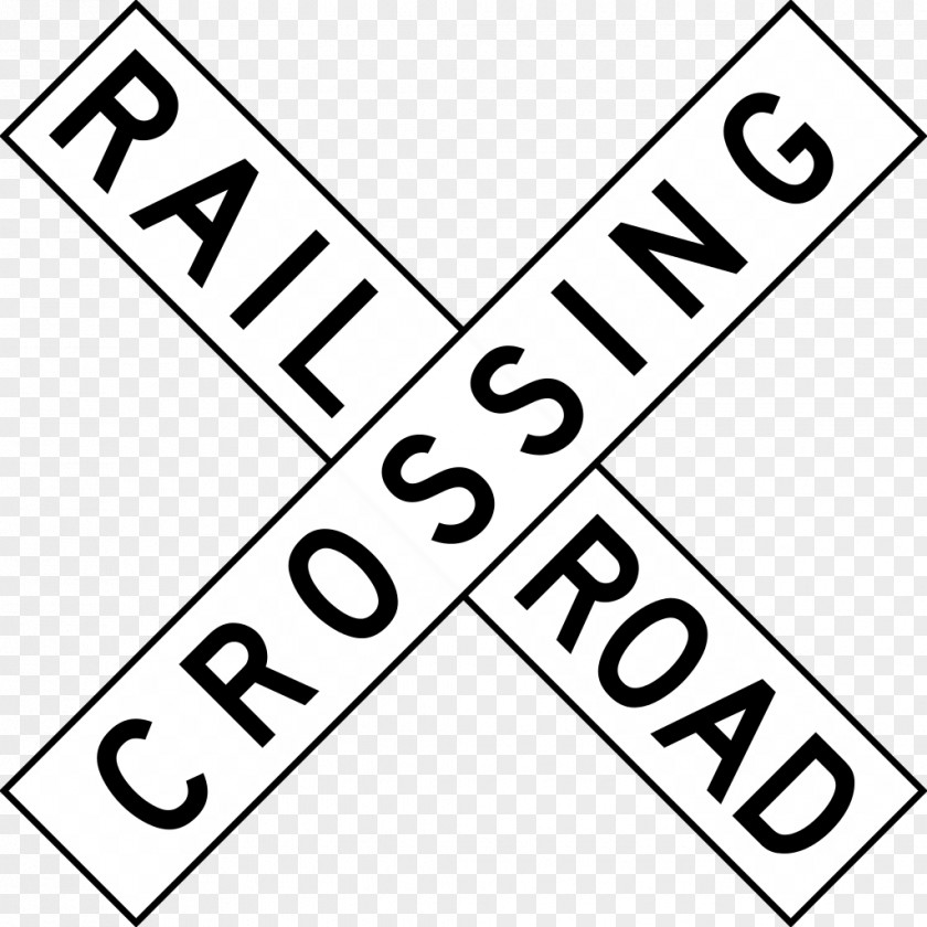 Jamaica Rail Transport Level Crossing Crossbuck Road Clip Art PNG