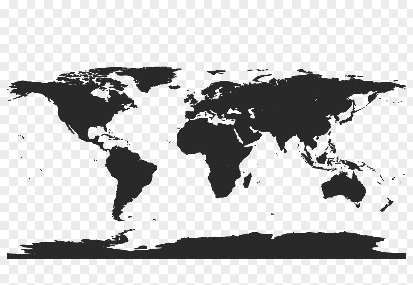 World Map Globe Vector Graphics PNG