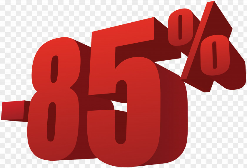 85% Off Sale Transparent Image PNG