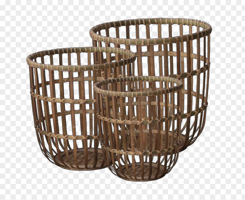 Exquisite Bamboo Baskets Basket Wicker Rattan PNG
