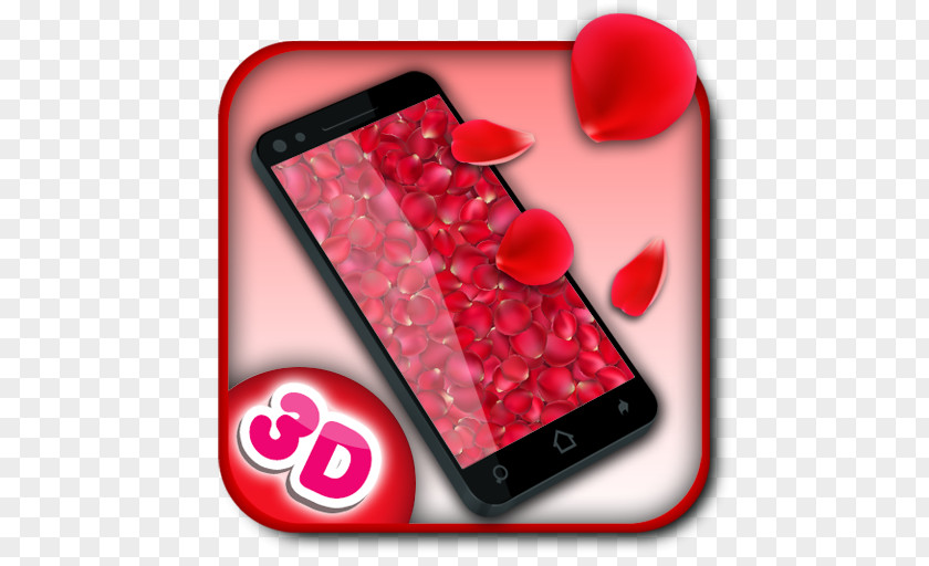 Flower 3d Wallpaper Feature Phone Petal Mobile Phones Smartphone Rose PNG