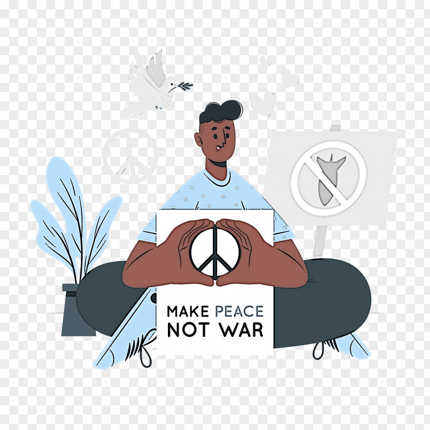 Make Peace Not War Day PNG