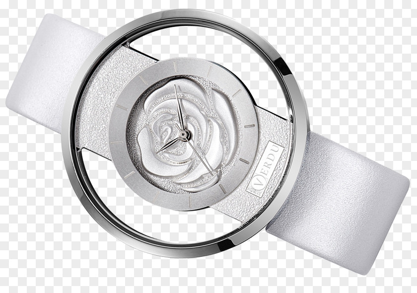 Nrs Rv World Silver Watch PNG