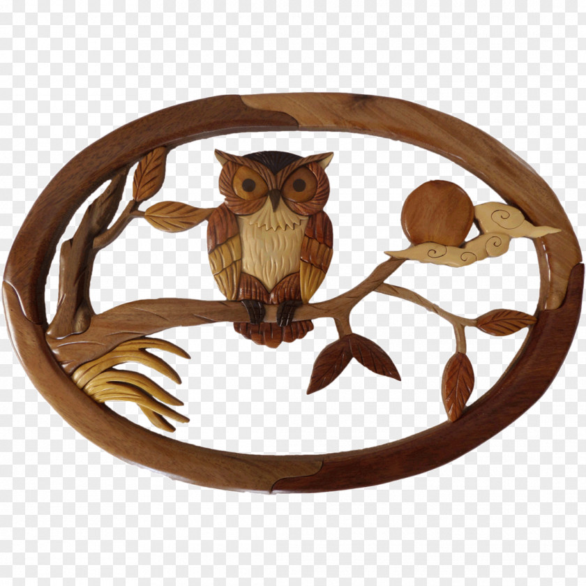 Painting Décoration Mural Wood Little Owl PNG