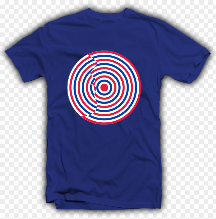 T-shirt Blue White Red Clothing PNG