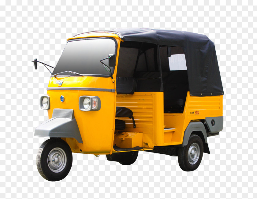 Auto Rickshaw Piaggio Ape Car Bajaj PNG