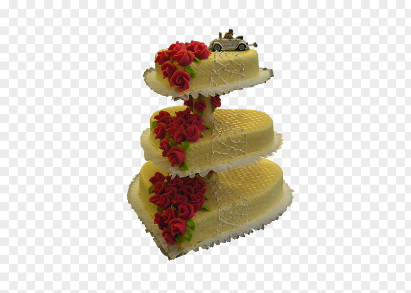 Wedding Cake Torte Buttercream Marzipan Decorating PNG