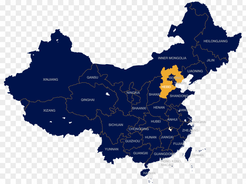 Beijing China Vector Map PNG