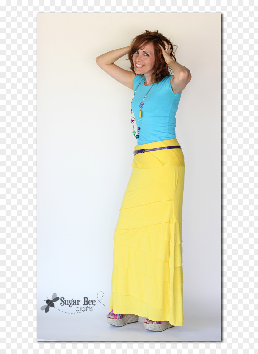 Maxi Dress Skirt T-shirt Waist Clothing PNG