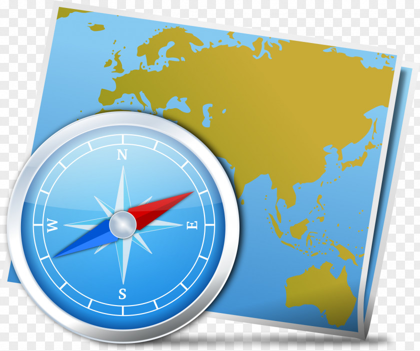 Nautical Map Compass Clip Art PNG