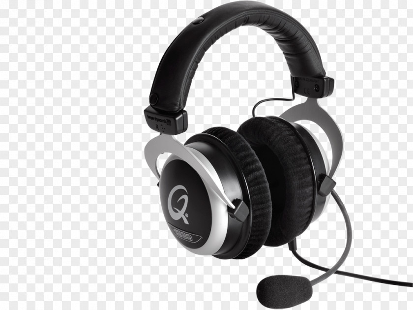 Sennheiser Gaming Headset Microphone Qpad Premium Headphones QPAD QH-85 Black Open H-set PNG