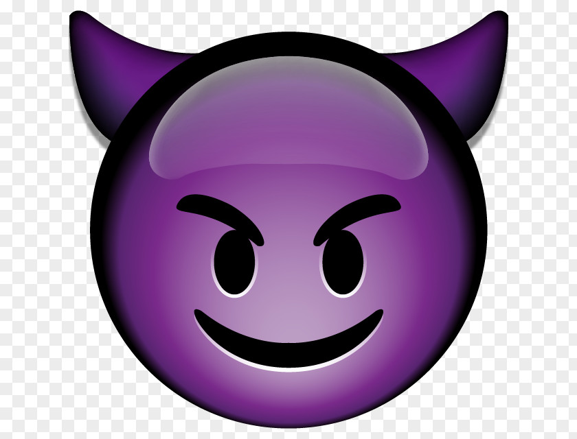 Emoji Devil Emoticon Purple Innovation Smile PNG