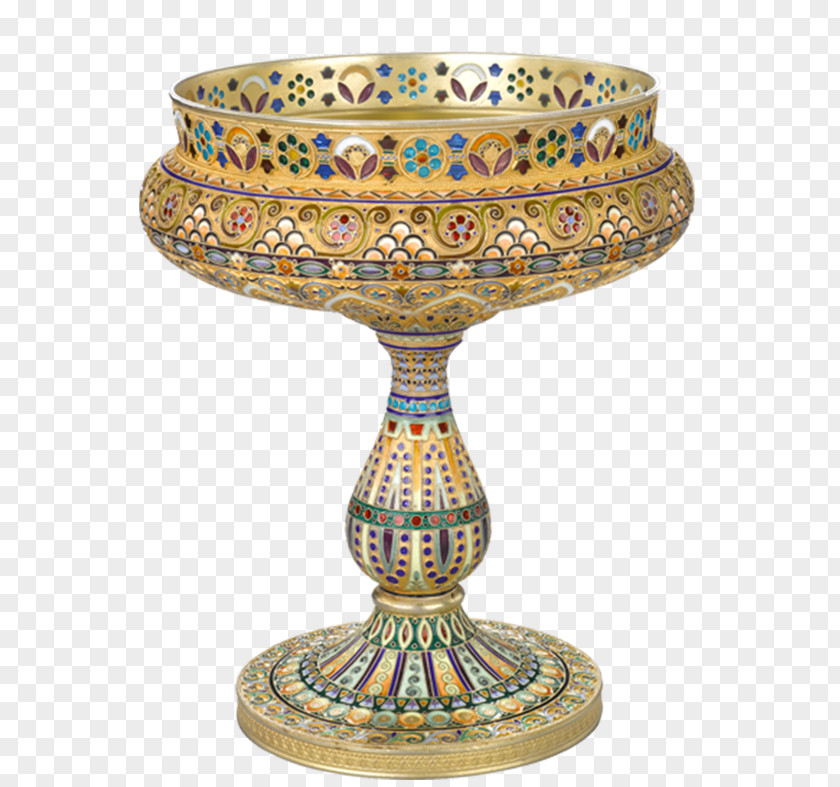 Glass Chalice Silver-gilt Gilding Vitreous Enamel PNG