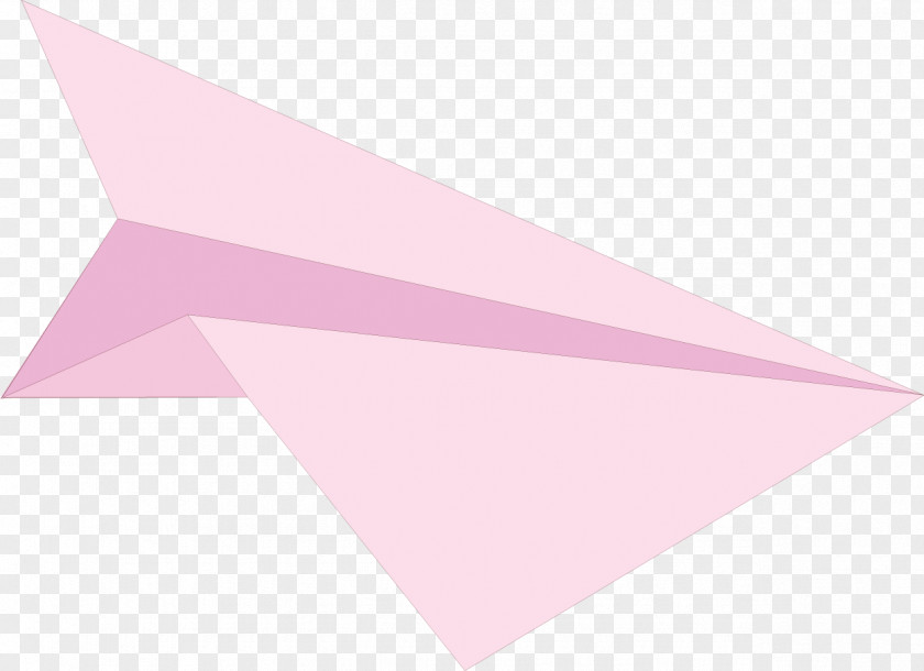 Pink Paper Airplane Geometric Shape Triangle Geometry Circle PNG