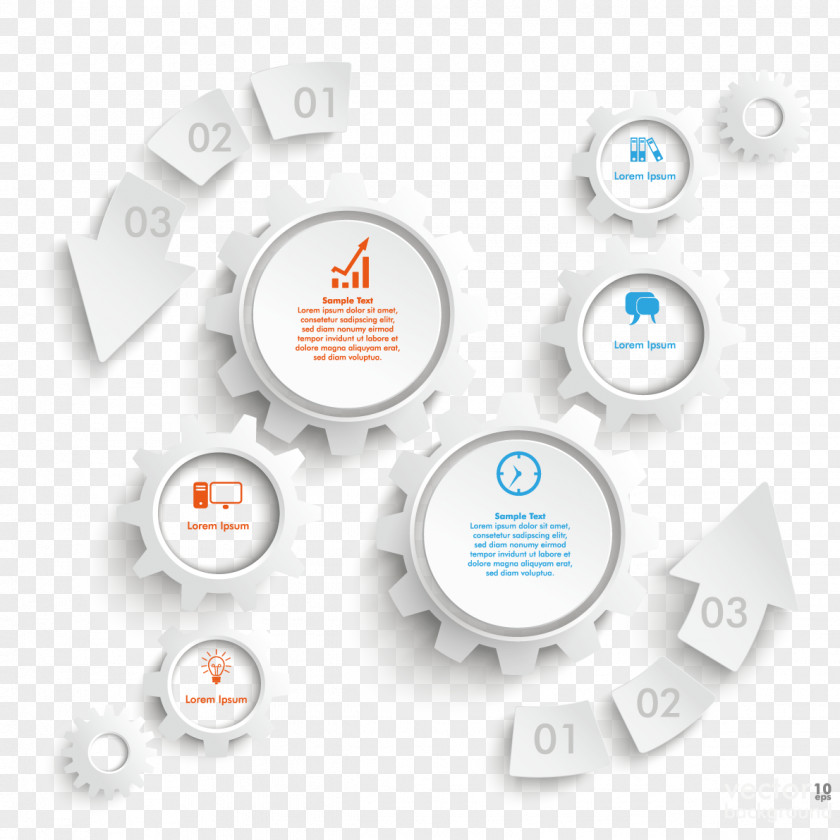 PPT Material Picture Gear Diagram Flowchart PNG