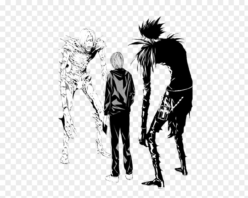 Ryuk Rem Light Yagami Death Note PNG Note, Anime clipart PNG