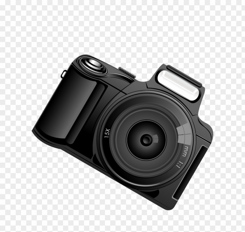 Vector Material Camera Digital SLR Lens PNG