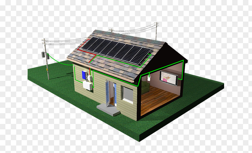 House Aussie Wide Solar Power Roof Electricity PNG