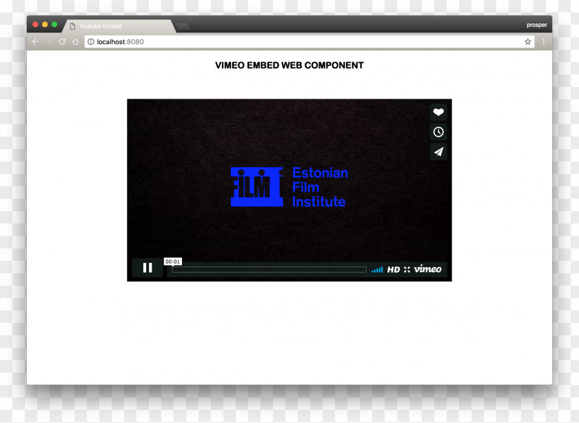 Vimeo Play Button Display Device Multimedia Screenshot Electronics Computer Monitors PNG