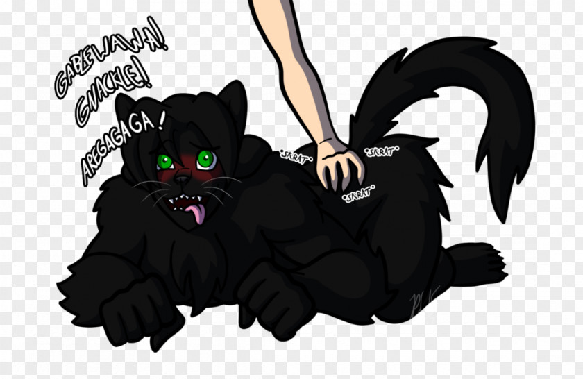 Cat Black Art Tail PNG