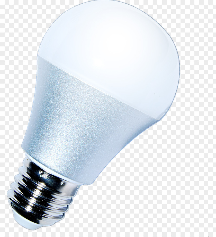 Silver LED Bulb Incandescent Light Lamp Light-emitting Diode PNG
