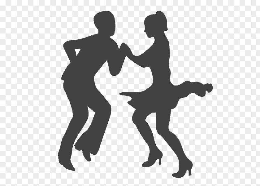SWING DANCE Ballroom Dance Silhouette Partner PNG