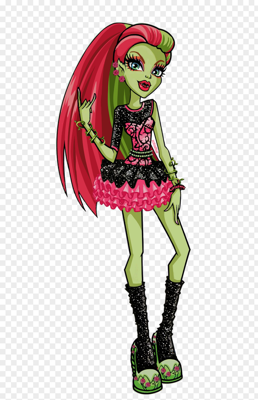 Venus Monster High: Ghoul Spirit Doll Ever After High PNG