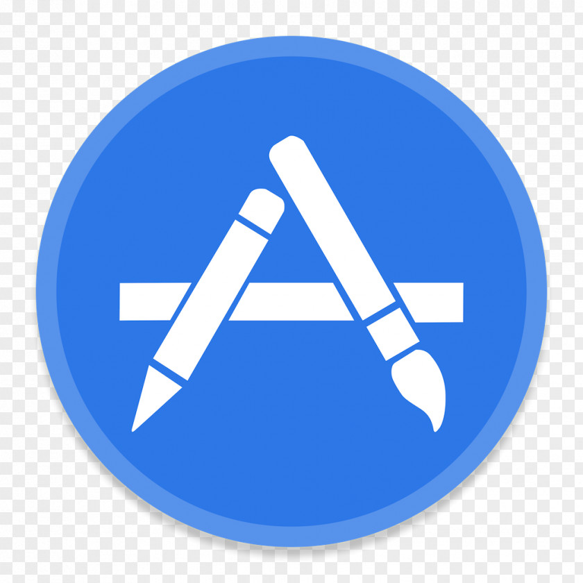 AppStore Blue Brand Symbol PNG