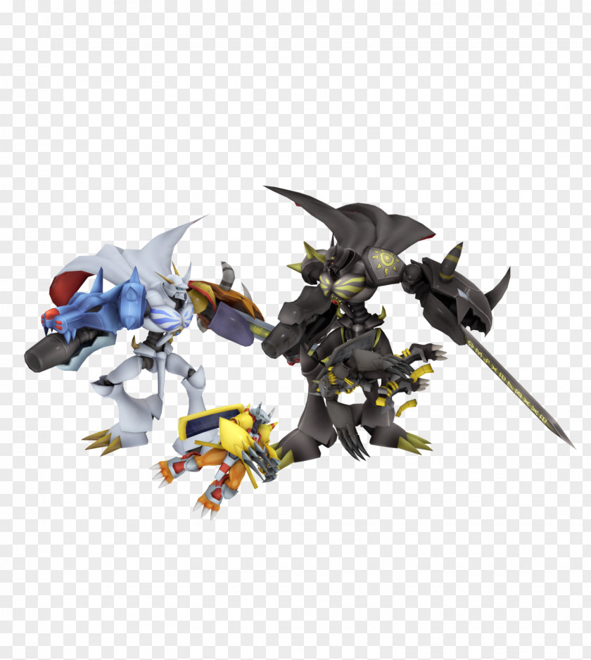 Blackwargreymon And Wargreymon Action & Toy Figures PNG