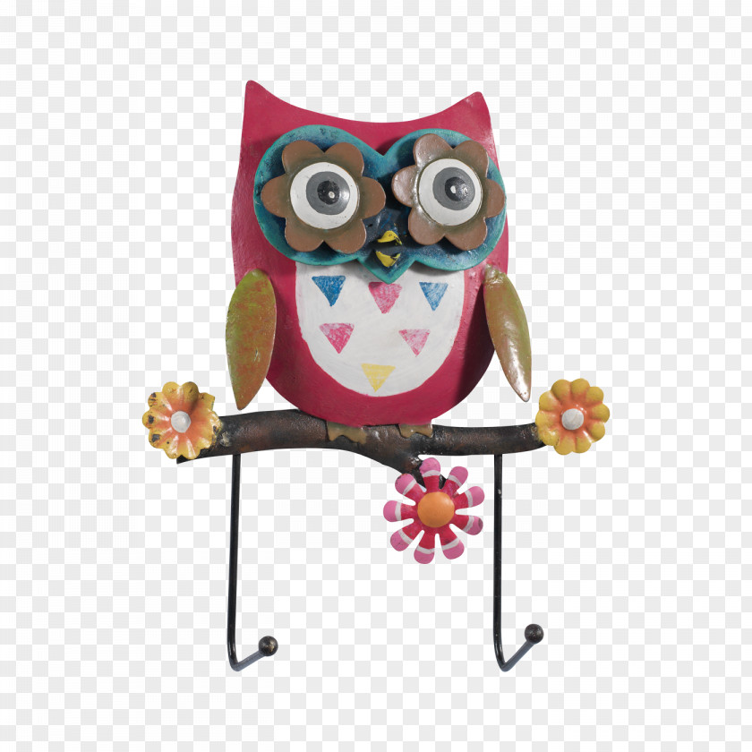 Red Owl Pink M PNG