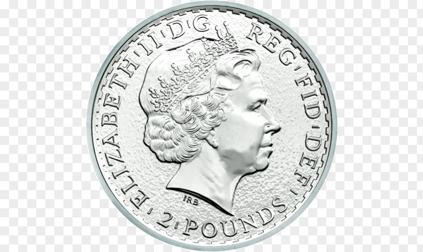 United Kingdom Britannia Silver Bullion Coin PNG