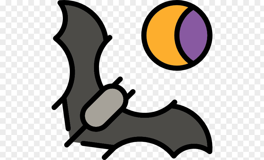Cartoon Bat Icon PNG
