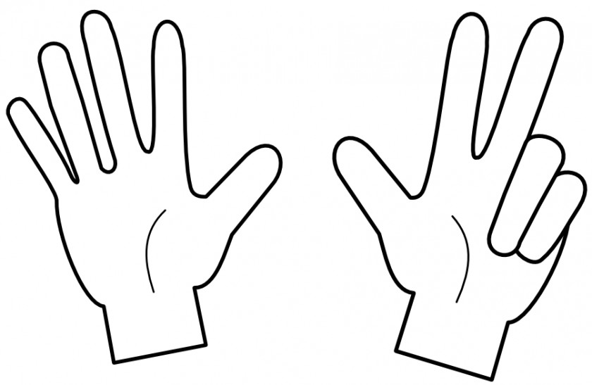 Cowboys Clipart Finger-counting Hand Clip Art PNG