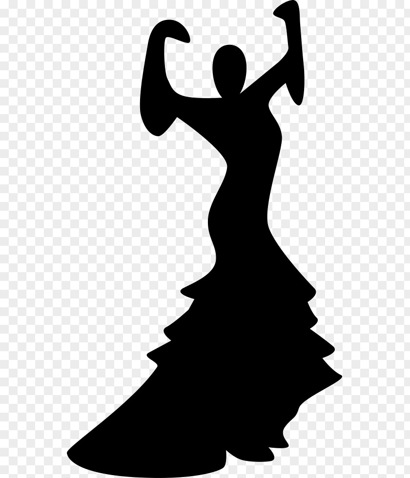 Silhouette Dance Flamenco Female PNG