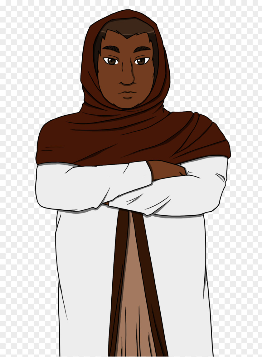 Women Hijab Shoulder Cartoon Character H&M PNG