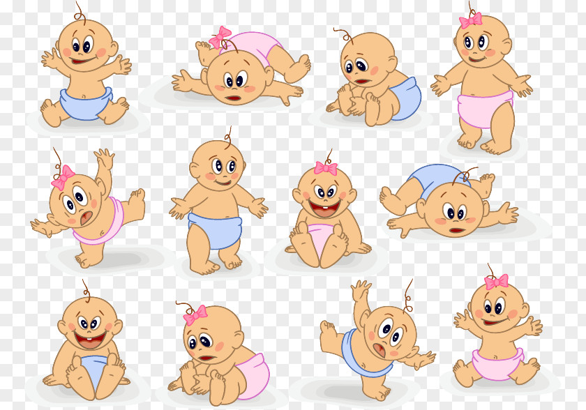 Babies Playing Cliparts Infant Crying Clip Art PNG