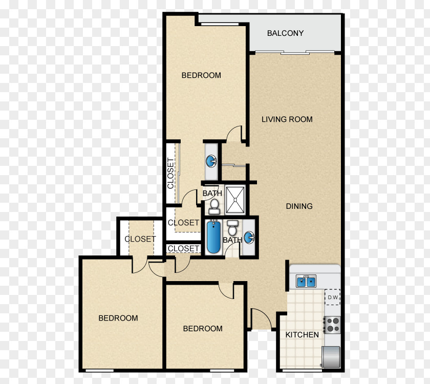 Bed Plan Riviera Vista Apartments Floor Renting Vía PNG