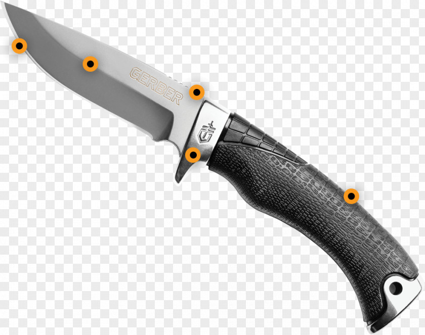 Gerber Knife Serrated Blade Gear Weapon PNG