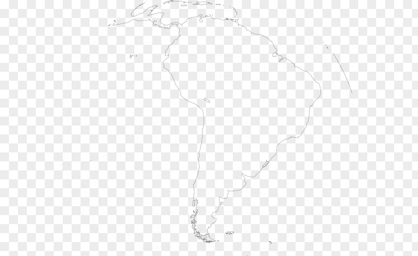 Map South America Blank PNG