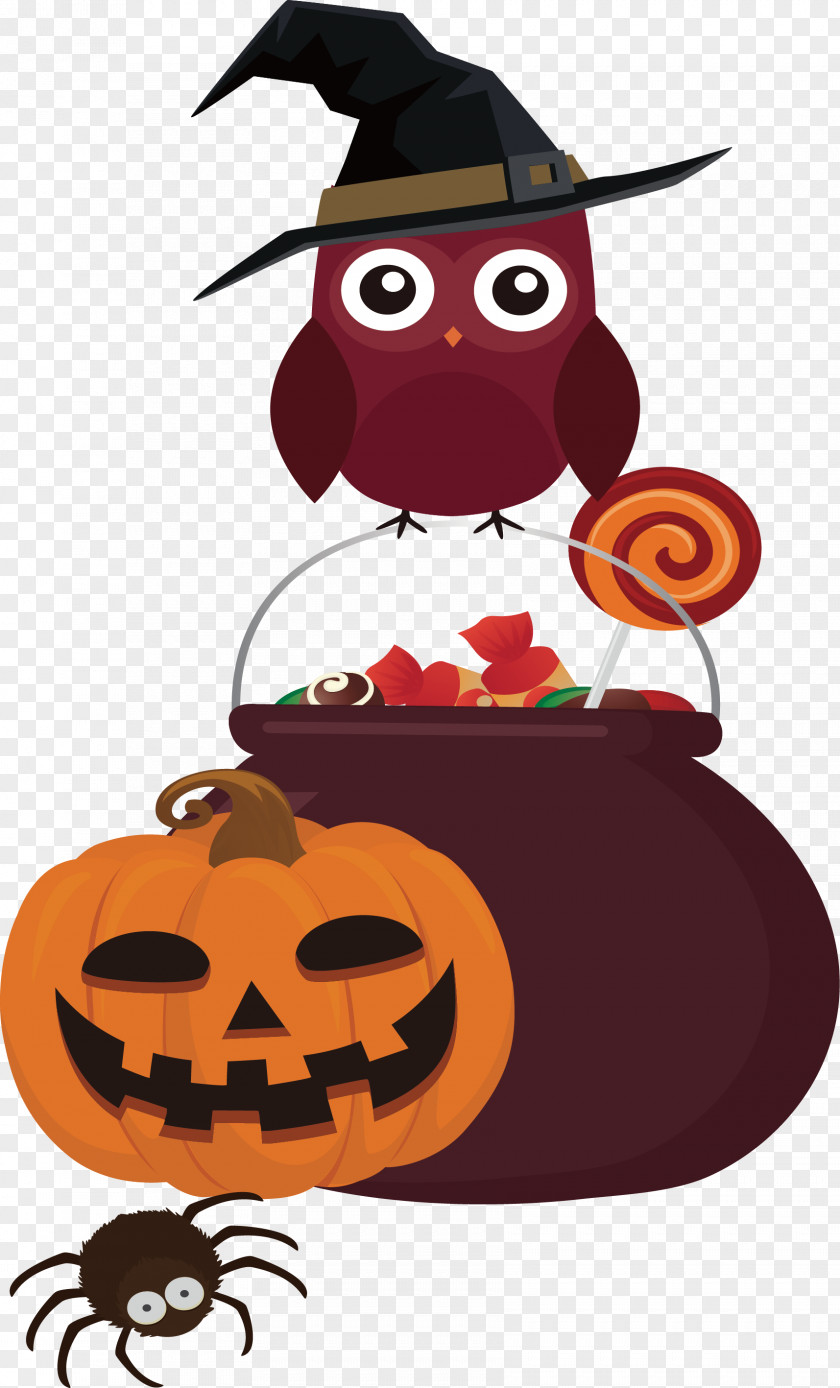 Owl Candy Jar Clip Art PNG