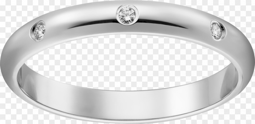 Platinum Ring Wedding Cartier PNG