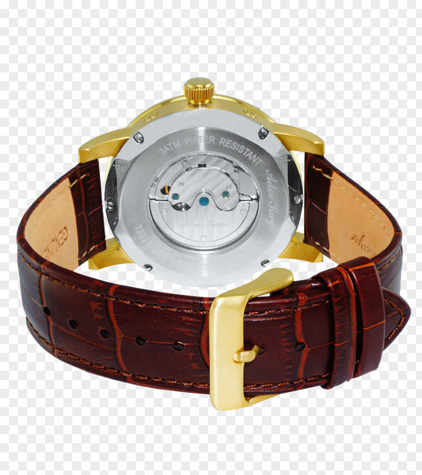 Watch Strap Stainless Steel Gold PNG